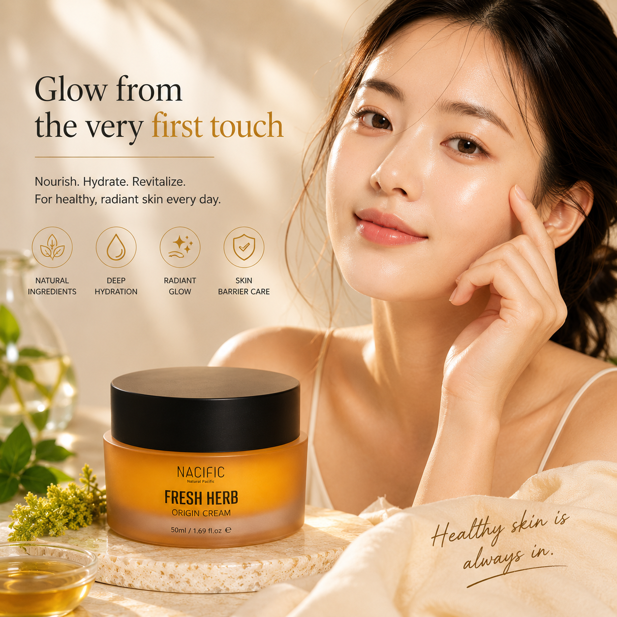 NACIFIC Fresh Herb Origin Cream 50ml