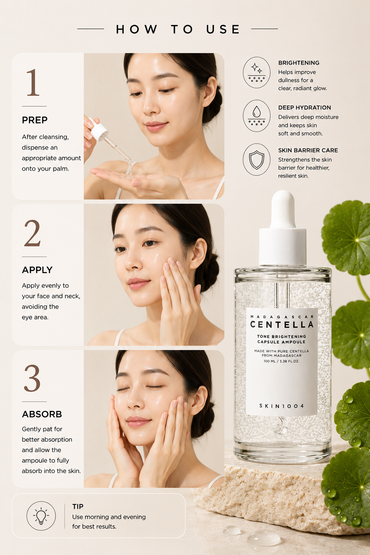 SKIN1004 Madagascar Centella Tone Brightening Capsule Ampoule 100ml