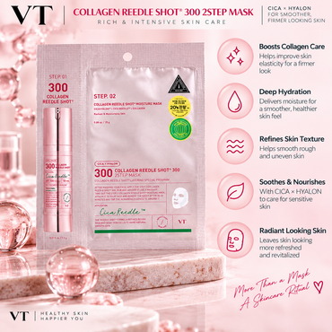 VT Collagen Reedle Shot 300 2step Mask (1.5g+25g)