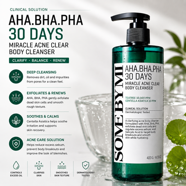 SOME BY MI AHA BHA PHA 30days Miracle Acne Clear Body Cleanser 400g