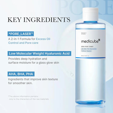 MEDICUBE Zero Pore Toner 250ml