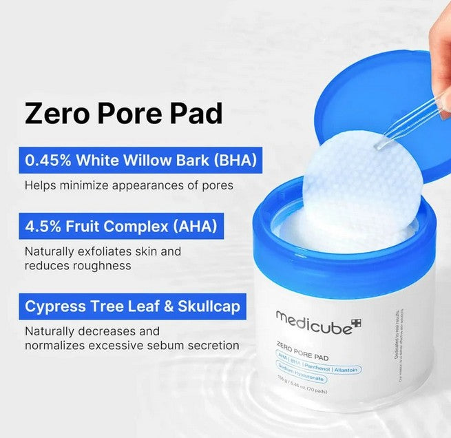 MEDICUBE 2024 Zero Pore Pad 2.0 (70ea)155g