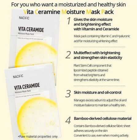 Vita Ceramide Moisture Mask (1pc / 30g)