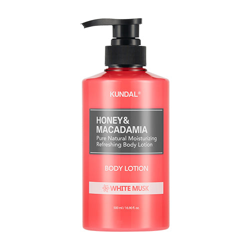 HONEY & MACADAMIA PURE BODY LOTION 500ML - WHITE MUSK