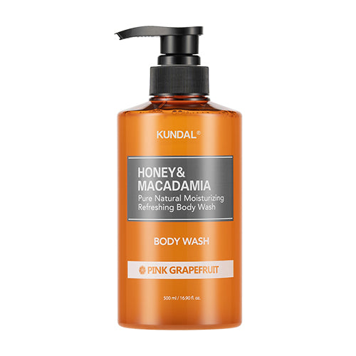 HONEY & MACADAMIA PURE BODY WASH 500ML - PINK GRAPEFRUIT