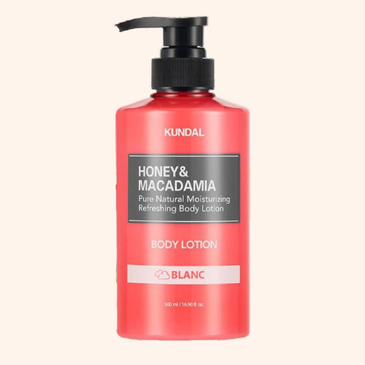 KUNDAL Honey & Macadamia Pure Body Lotion 500ml - Blanc