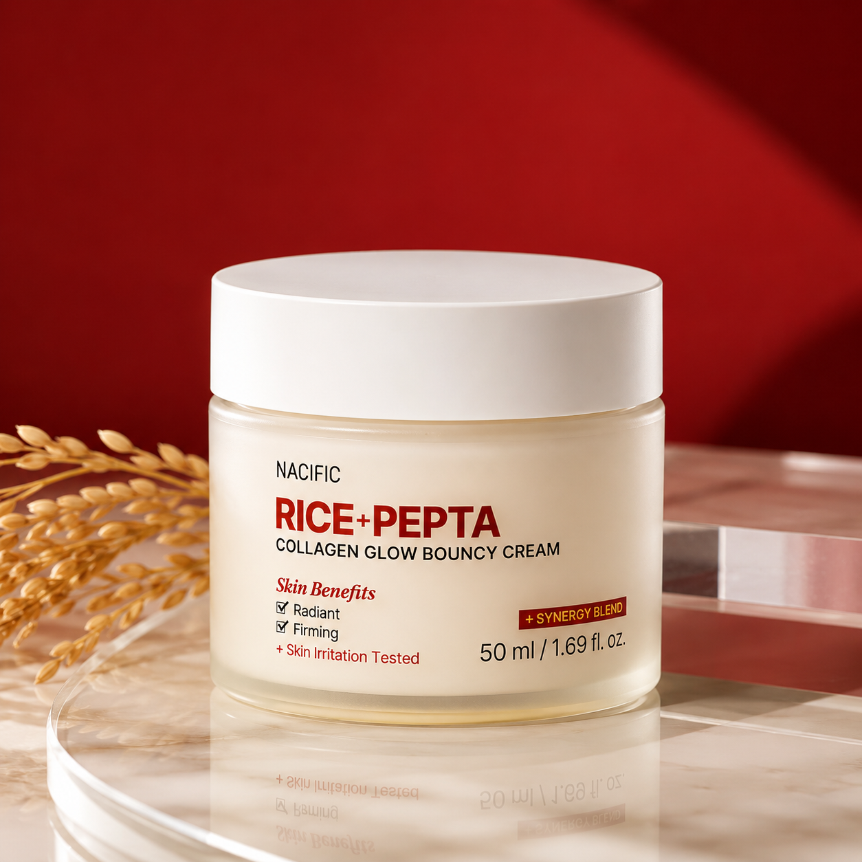 NACIFIC Rice Pepta Collagen Glow Bouncy Cream 50ml
