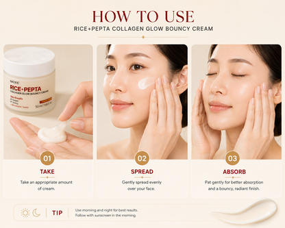 NACIFIC Rice Pepta Collagen Glow Bouncy Cream 50ml