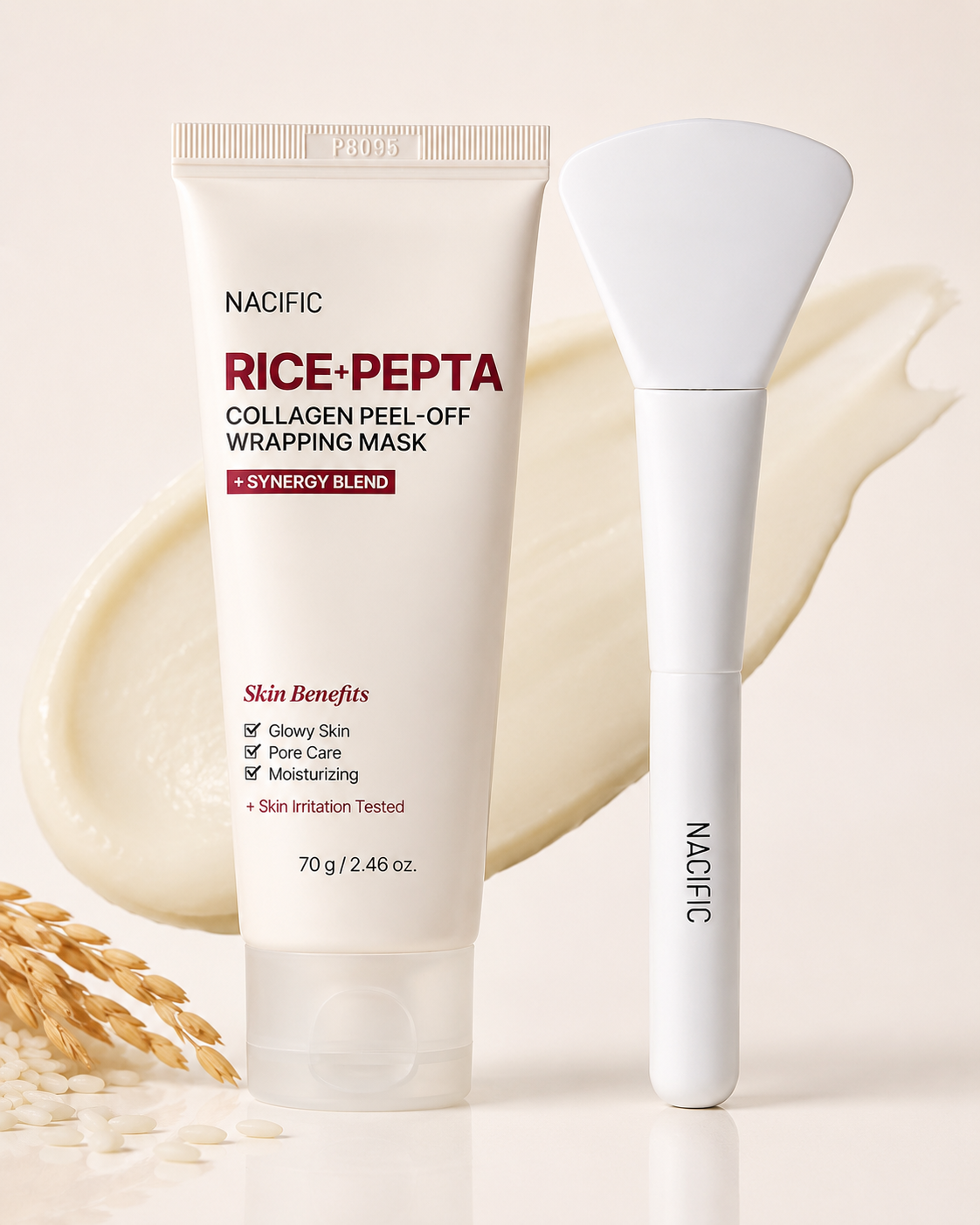 NACIFIC Rice Pepta Collagen Peel-Off Wrapping Mask 70g