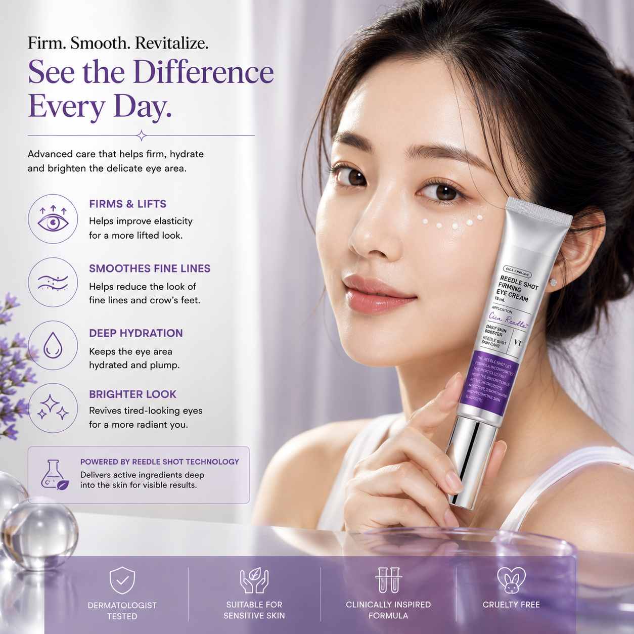 VT Reedle Shot Lifting Eye Cream 15ml