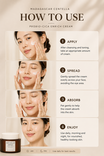SKIN1004 Madagascar Centella Probio-CICA Enrich Cream 50ml