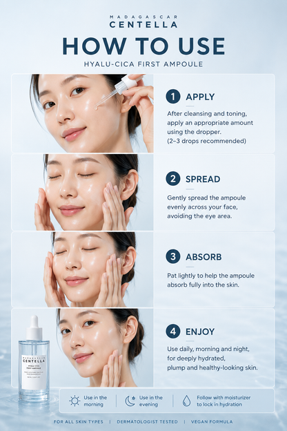 SKIN1004 Madagascar Centella Hyalu-CICA First Ampoule 100ml