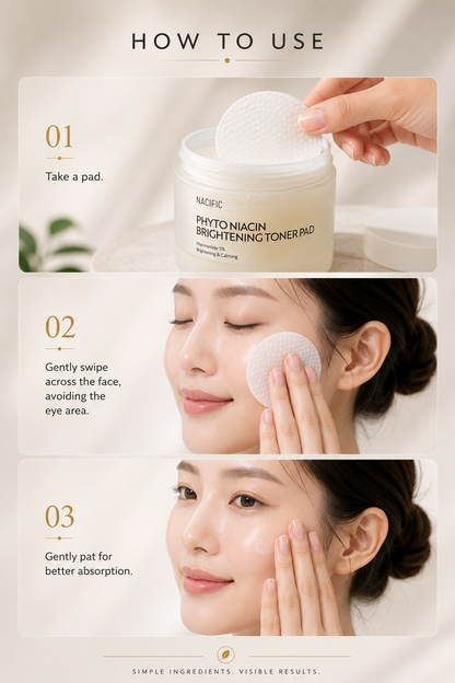 NACIFIC Phyto Niacin Brightening Toner Pad 160ml
