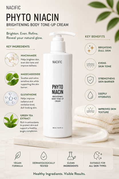 NACIFIC Phyto Niacin Brightening Body Tone-Up Cream 300ml