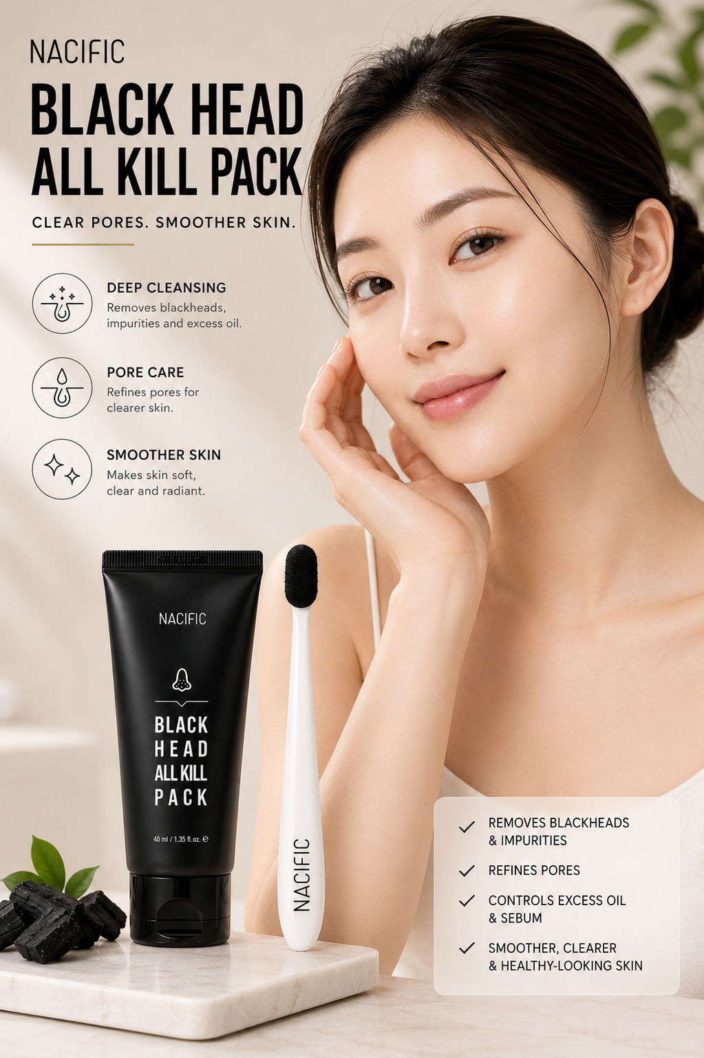 NACIFIC Blackhead All Kill Pack 40ml