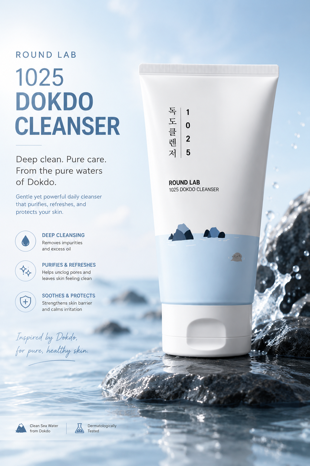 ROUND LAB 1025 Dokdo Cleanser 150ml