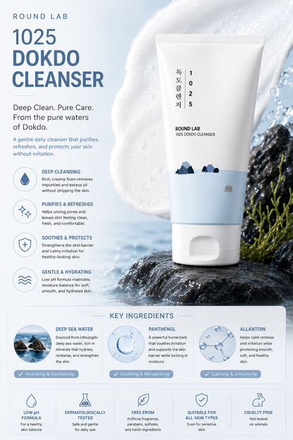 ROUND LAB 1025 Dokdo Cleanser 150ml