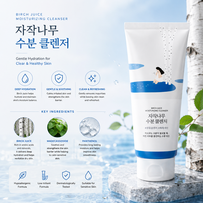 ROUND LAB Birch Juice Moisturizing Cleanser 150ml