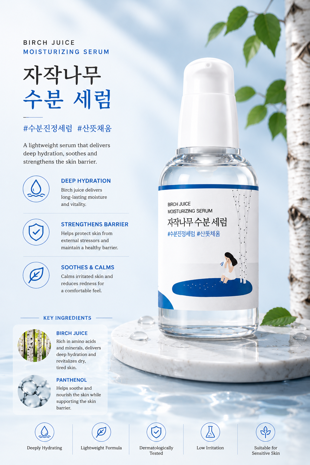 ROUND LAB Birch Juice Moisturizing Serum 50ml