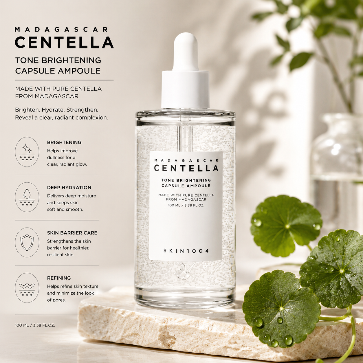 SKIN1004 Madagascar Centella Tone Brightening Capsule Ampoule 100ml