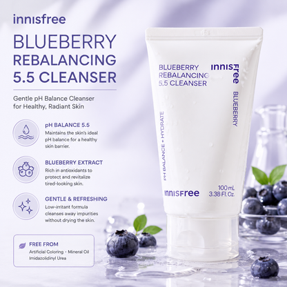 INNISFREE Blueberry Rebalancing 5.5 Cleanser 100ml