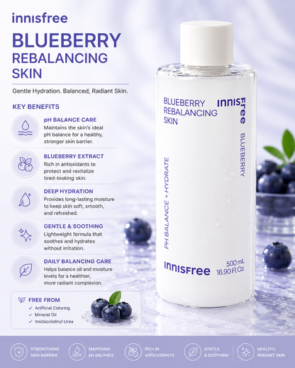 INNISFREE Blueberry Rebalancing Skin 500ml