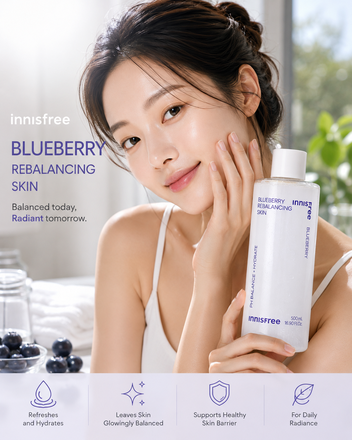 INNISFREE Blueberry Rebalancing Skin 500ml