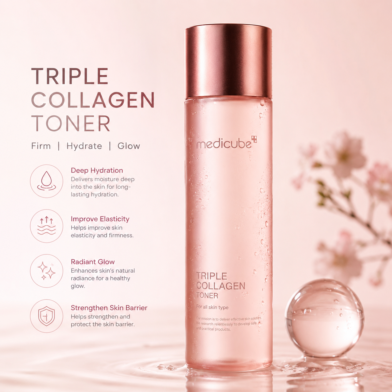 MEDICUBE Triple Collagen Toner 4.0 140ml