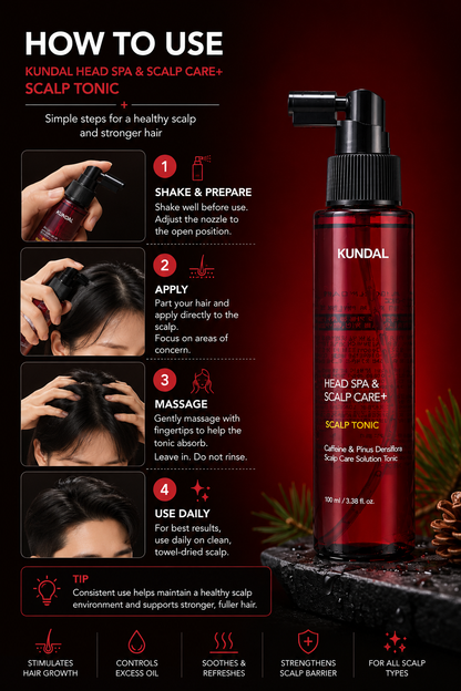 KUNDAL Head Spa & Scalp Care+ Scalp Tonic