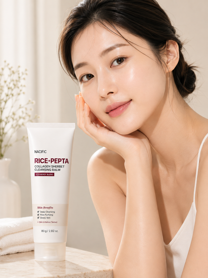 NACIFIC Rice Pepta Collagen Sherbet Cleansing Balm 80g