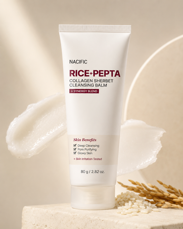 NACIFIC Rice Pepta Collagen Sherbet Cleansing Balm 80g