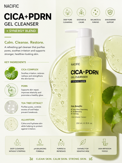 NACIFIC CICA PDRN Gel Cleanser 200ml