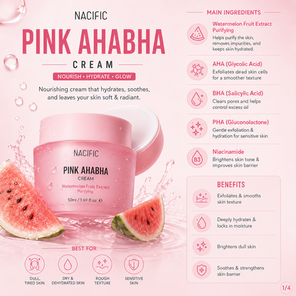 NACIFIC Pink Ahabha Cream 50ml