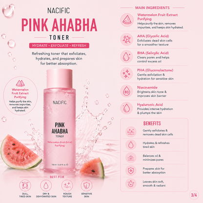 NACIFIC Pink Ahabha Toner 150ml