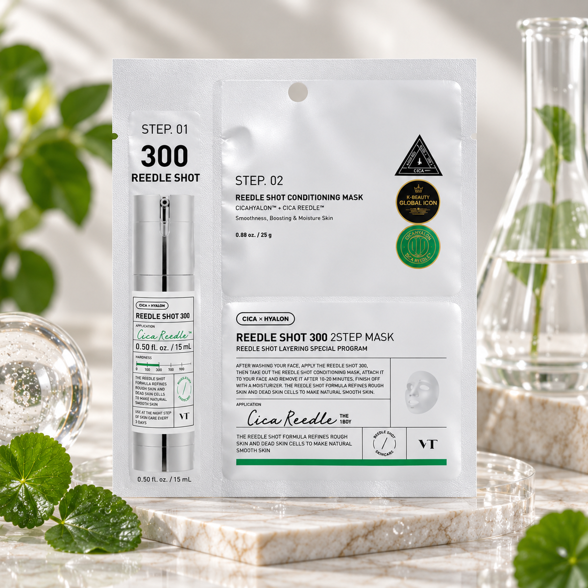 VT Reedle Shot 300 2-step Mask (1.5g+25g)