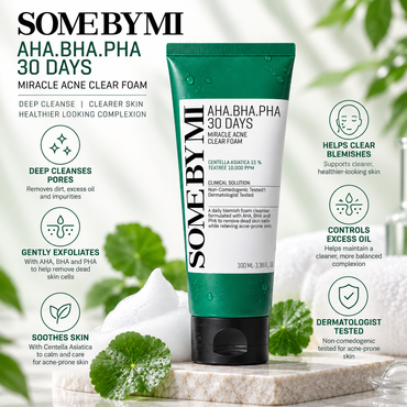 SOME BY MI AHA BHA PHA 30days Miracle Acne Clear Foam 100ml