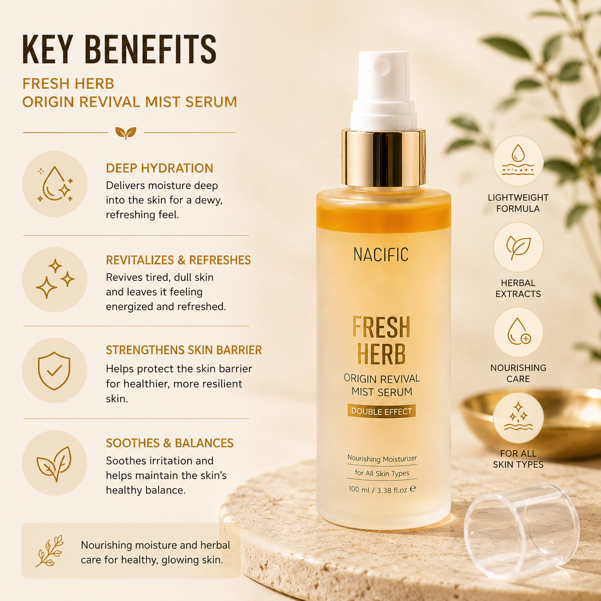 NACIFIC Fresh Herb Origin Mist Serum 100ml