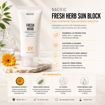 NACIFIC Fresh Herb Origin Sun Calendula Sunblock 50ml