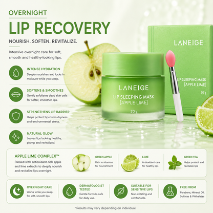 LANEIGE Lip Sleeping Mask Ex Apple Lime 20g