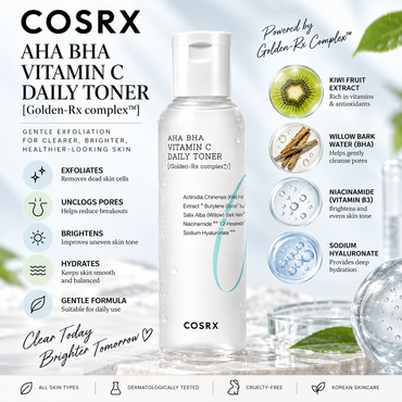 COSRX Refresh AHA BHA Vitamin C Daily Toner 150ml