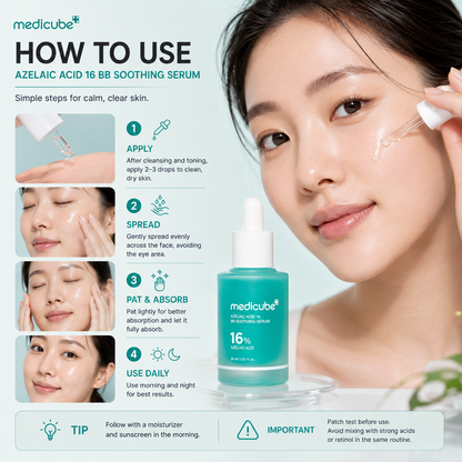 MEDICUBE Azelaic Acid 16 BB Calming Serum 30ml