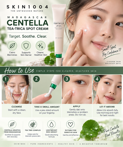 SKIN1004 Madagascar Centella Tea-Trica Spot Cream 20ml