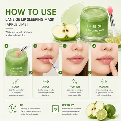 LANEIGE Lip Sleeping Mask Ex Apple Lime 20g