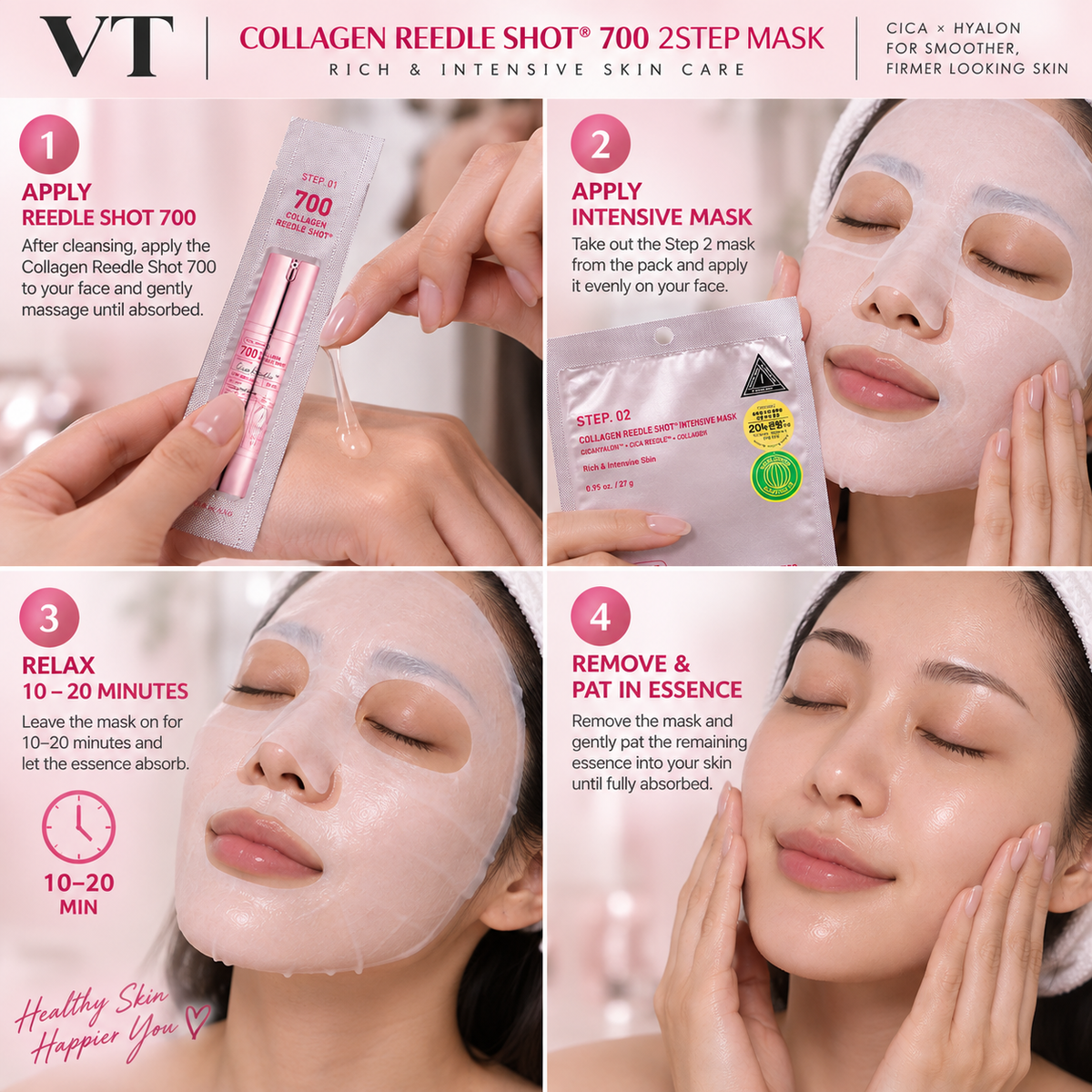 VT Collagen Reedle Shot 700 2step Mask (1.5g+27g)