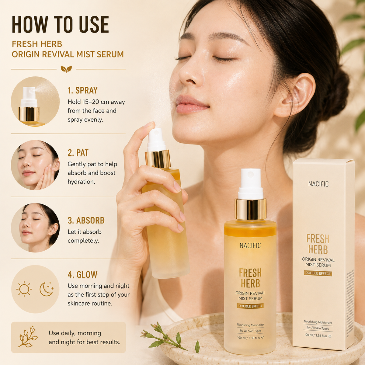 NACIFIC Fresh Herb Origin Mist Serum 100ml
