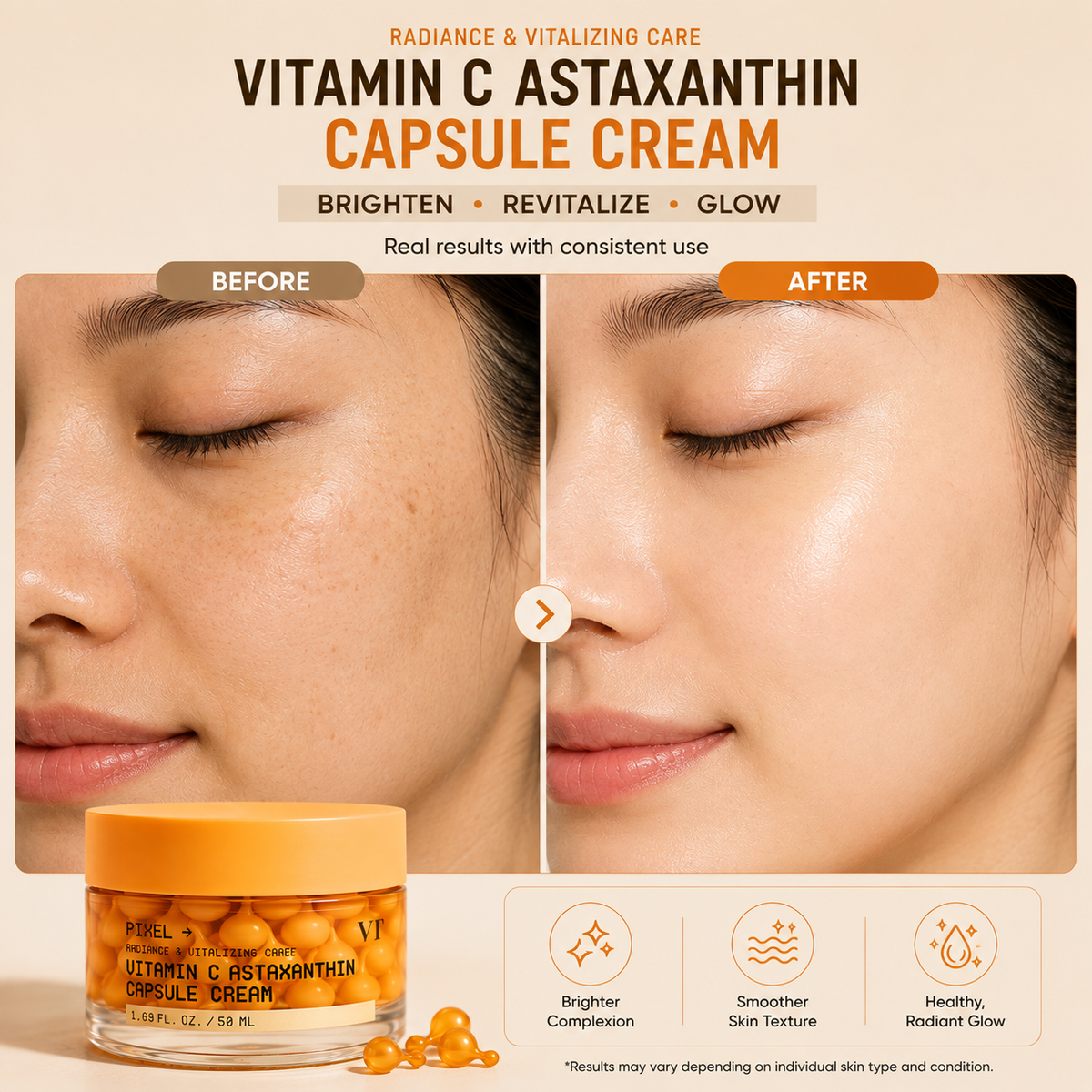 VT Vitamin C Astaxanthin Capsule Cream 50ml
