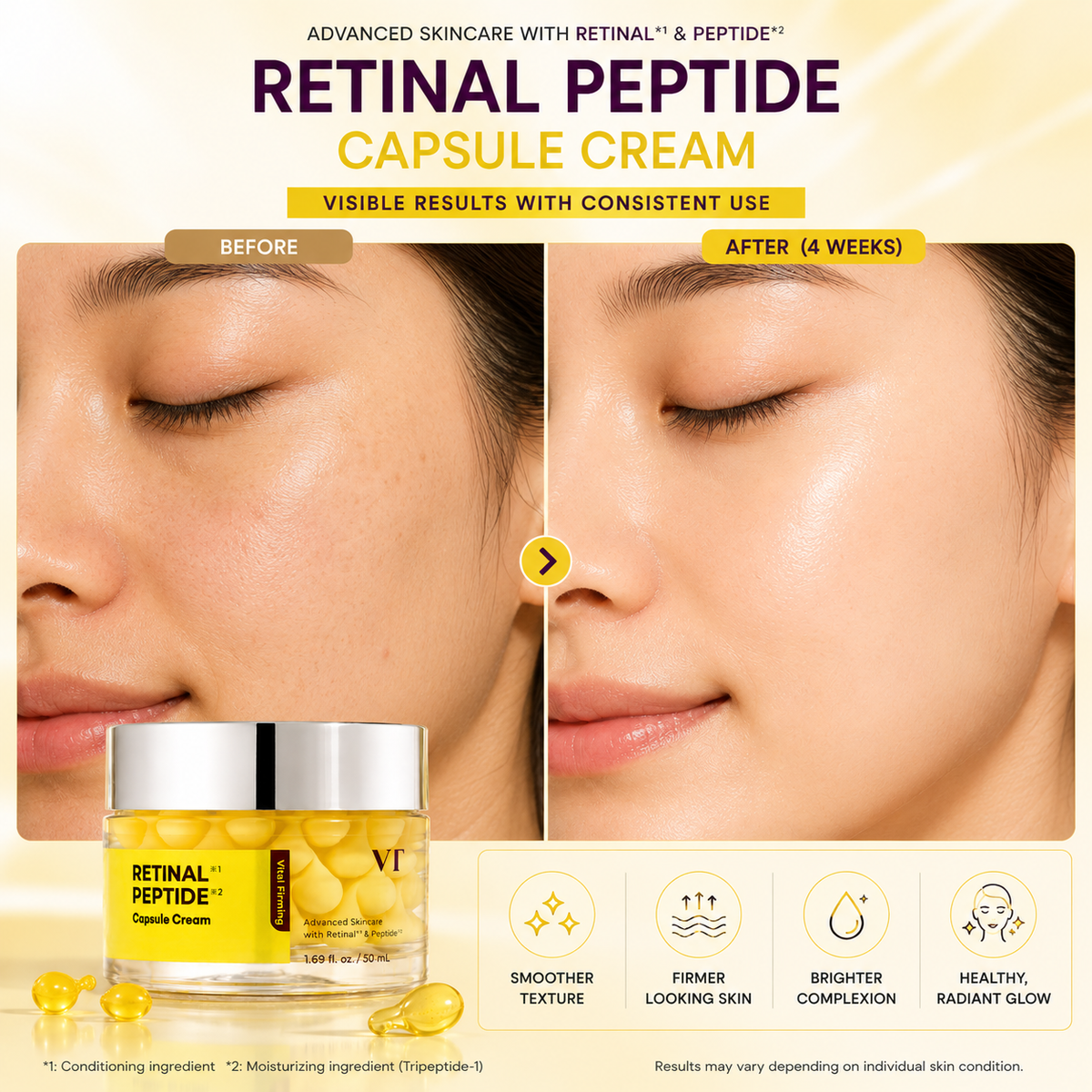 VT Retinal Peptide Capsule Cream 50ml