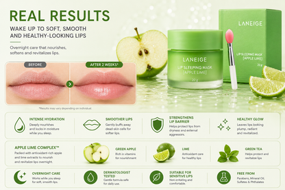 LANEIGE Lip Sleeping Mask Ex Apple Lime 20g