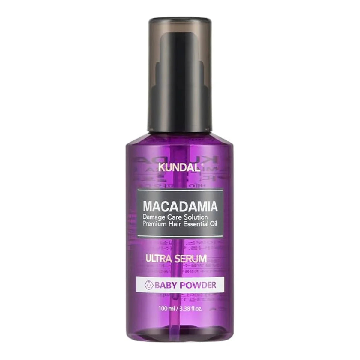 KUNDAL Macadamia Hair Serum 100ml - Baby Powder