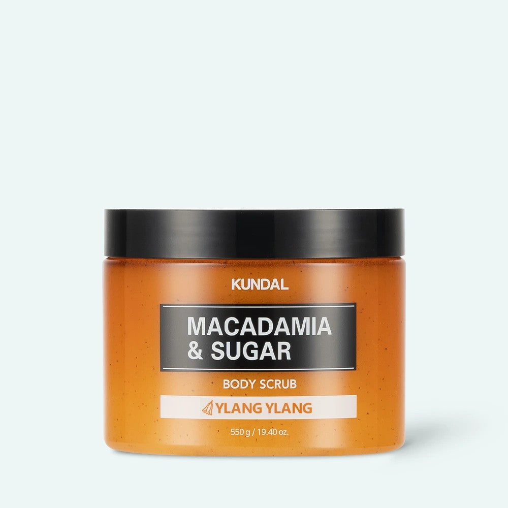 KUNDAL Macadamia & Sugar Body Scrub 550g - Ylang Ylang